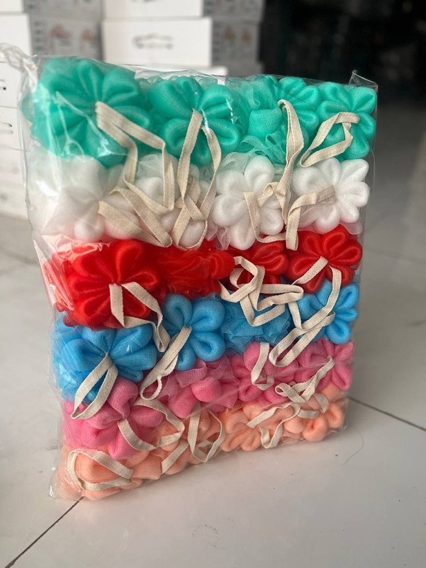 لیف حمام طرح گندم ۲۴ تایی
