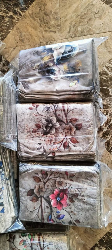 روبالشتی مخمل سه بعدی ۶ تایی