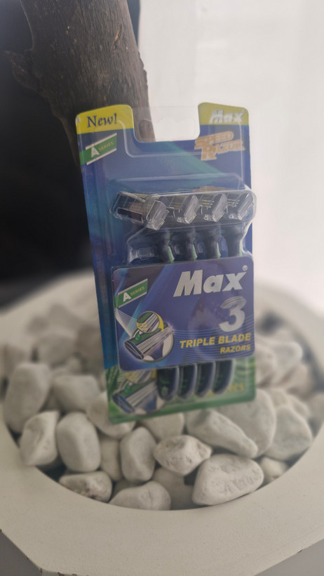 ژیلت چهارتایی MAX بسته ۱۲ تایی