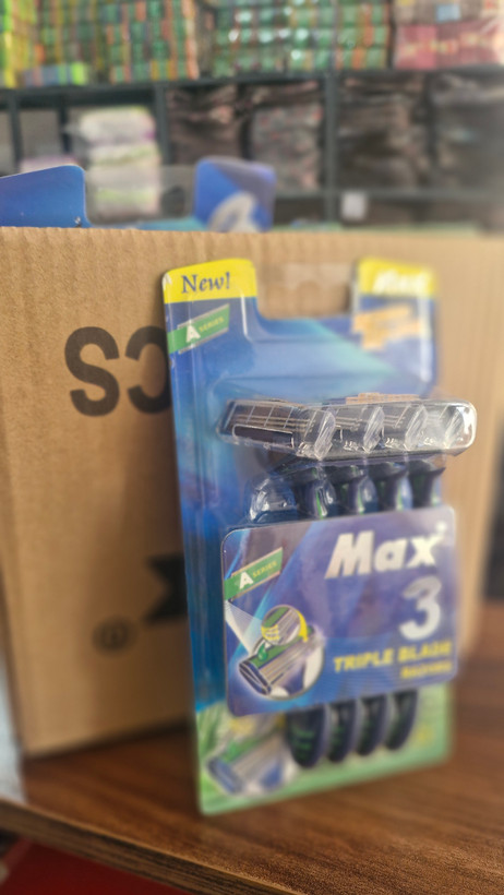 ژیلت چهارتایی MAX بسته ۱۲ تایی